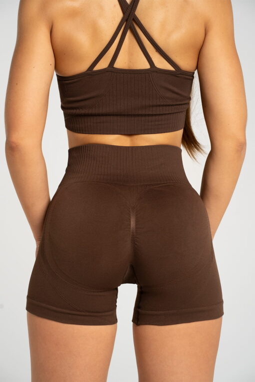 gym glamour trumpi sortai sportui push up dark chocolate