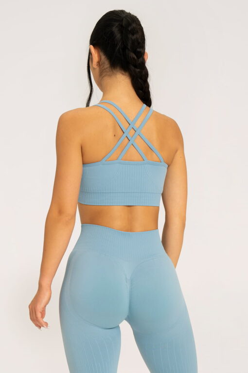 gymglamour sportine liemenele blue lagoon