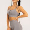 gymglamour sportine liemenele ghost grey