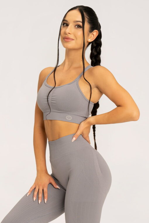 gymglamour sportine liemenele ghost grey