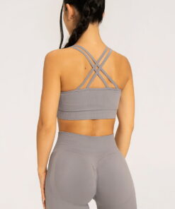 gymglamour sportine liemenele ghost grey