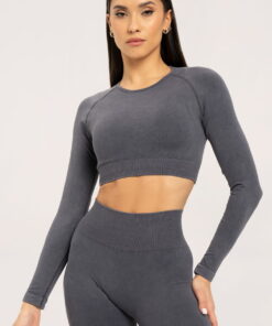 gym glamour rashguard grey