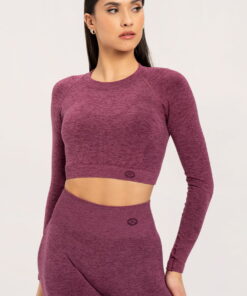 gym glamour rashguard seamless cherry