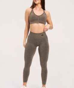 gym glamour tampres seamless deep push up espresso