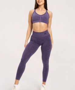 gym glamour tampres seamless deep push up plum