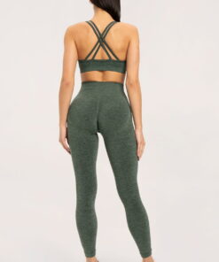 gym glamour tampres seamless push up green