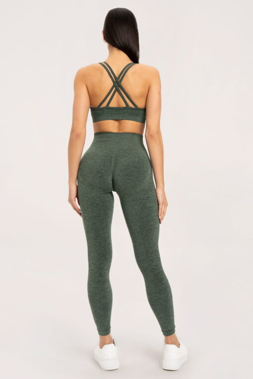 gym glamour tampres seamless push up green