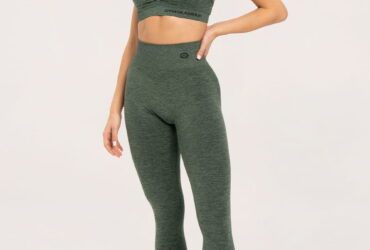 Green seamless push up tamprės