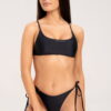 Gym glamour liemenele bralette black