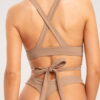 Gym glamour liemenele cross wrap nude