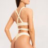 Gym glamour liemenele cross wrap off white