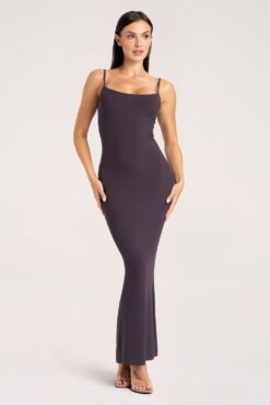 gym glamour suknele maxi flexi mocha