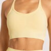 gym glamour push up liemenele sportui butter yellow