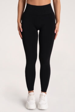 Black Second Skin Push up tamprės