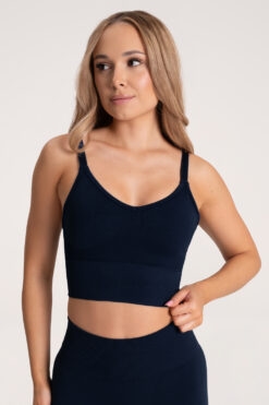 Dark Blue Second Skin Mid liemenėlė