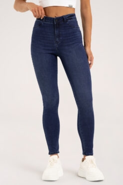 Navy Blue Skinny džinsai
