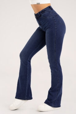 Navy Blue Flare džinsai